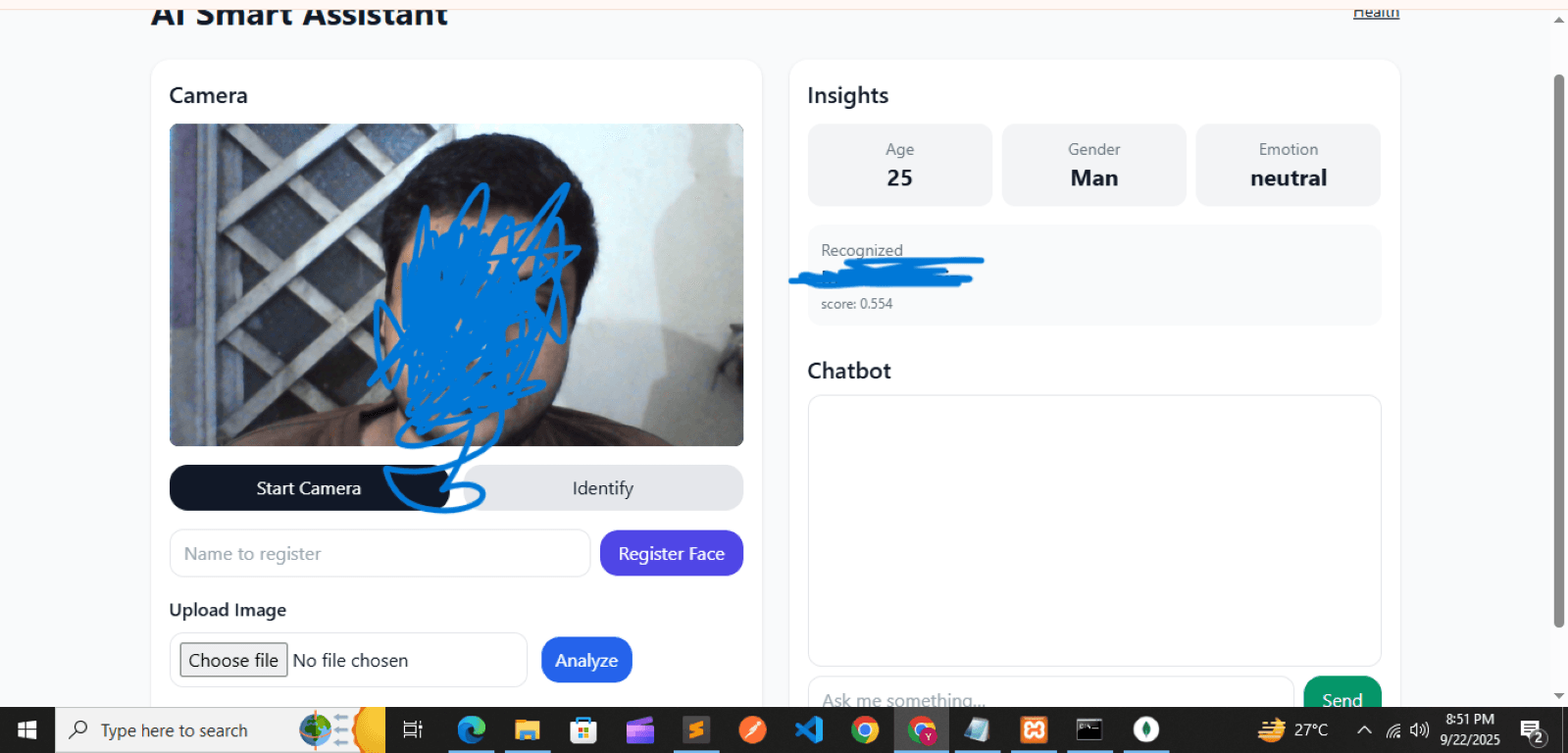 AI Smart Assistant project screenshot 1