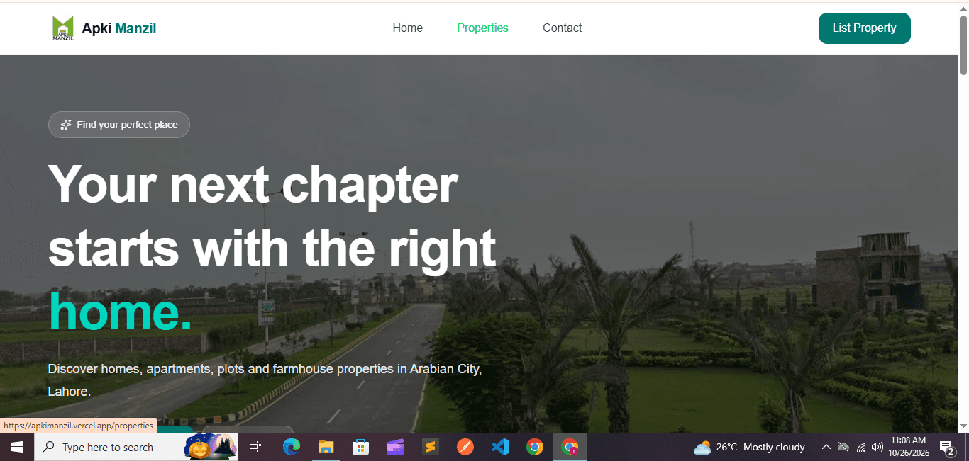 Apki Manzil project screenshot 1